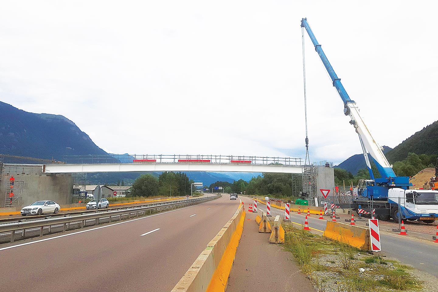 Bonneville Viaduct on the Highway of the Mont Blanc