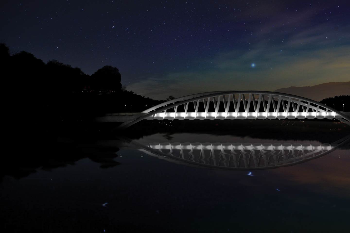 Pont sur le fleuve Serchio